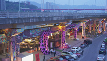  Chongqing: "Wonderful Change" of Urban Landscape in the Corner under the Bridge